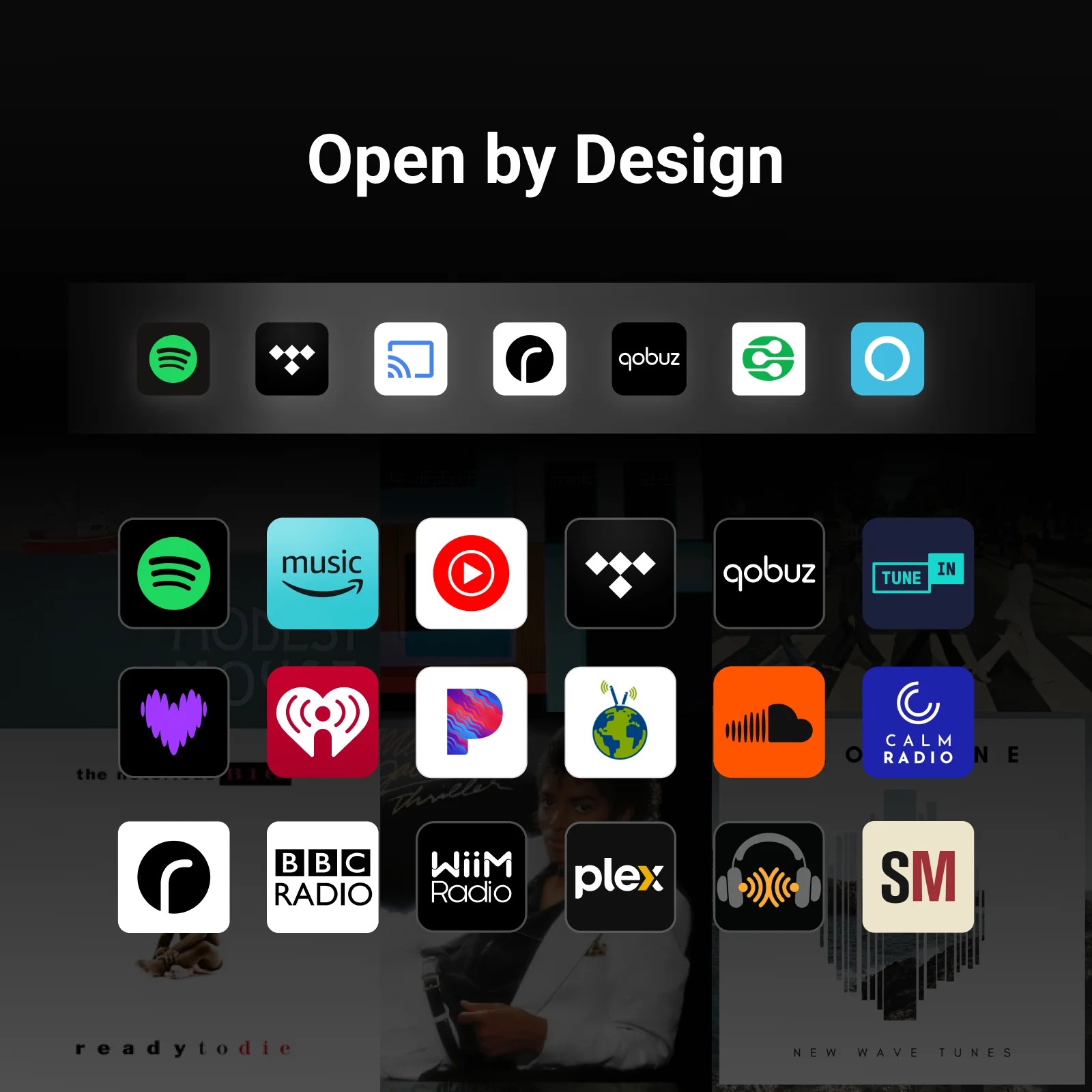 Services et protocoles de streaming pris en charge par le WiiM Sound