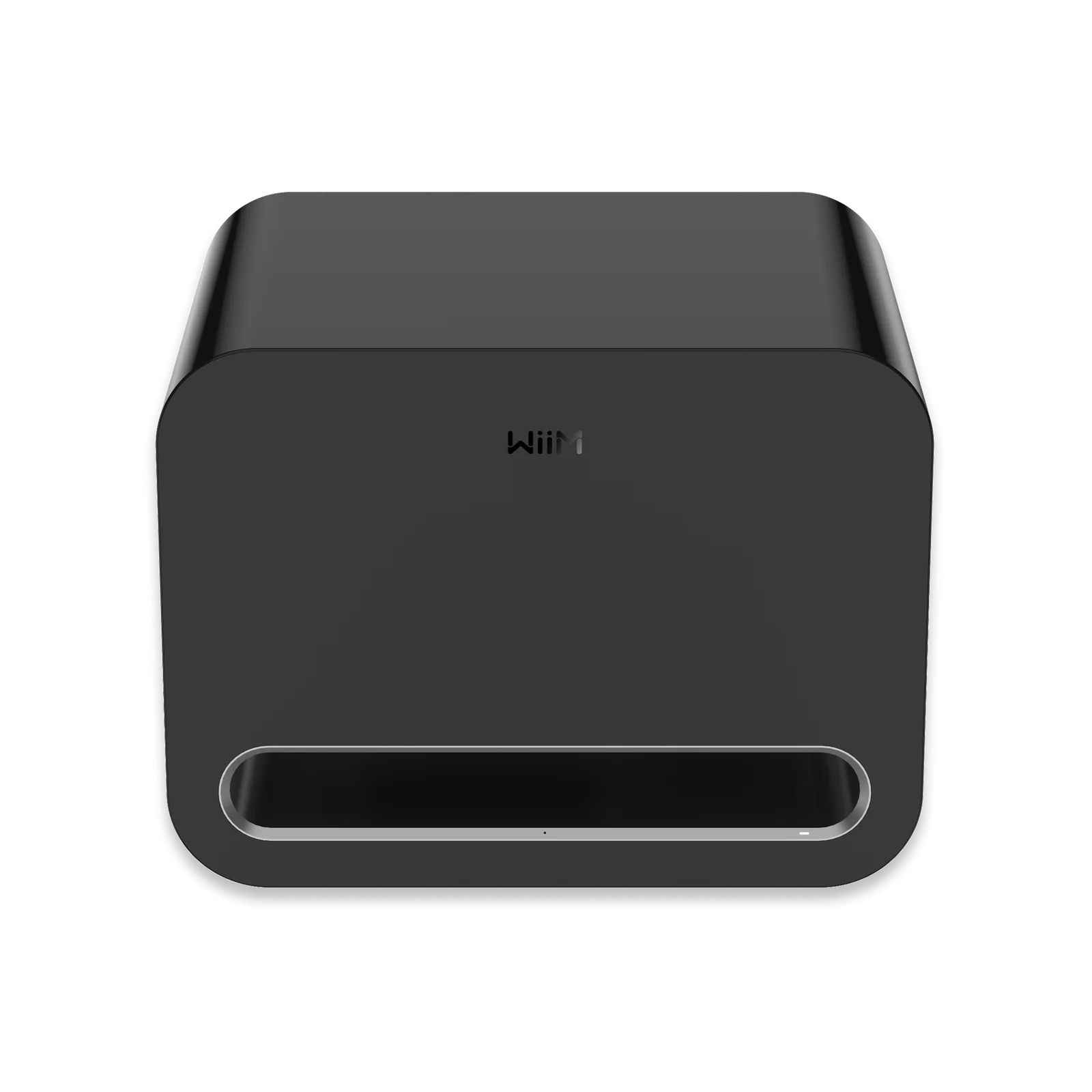 Caisson de basses WiiM Sub Pro noir, vue de face