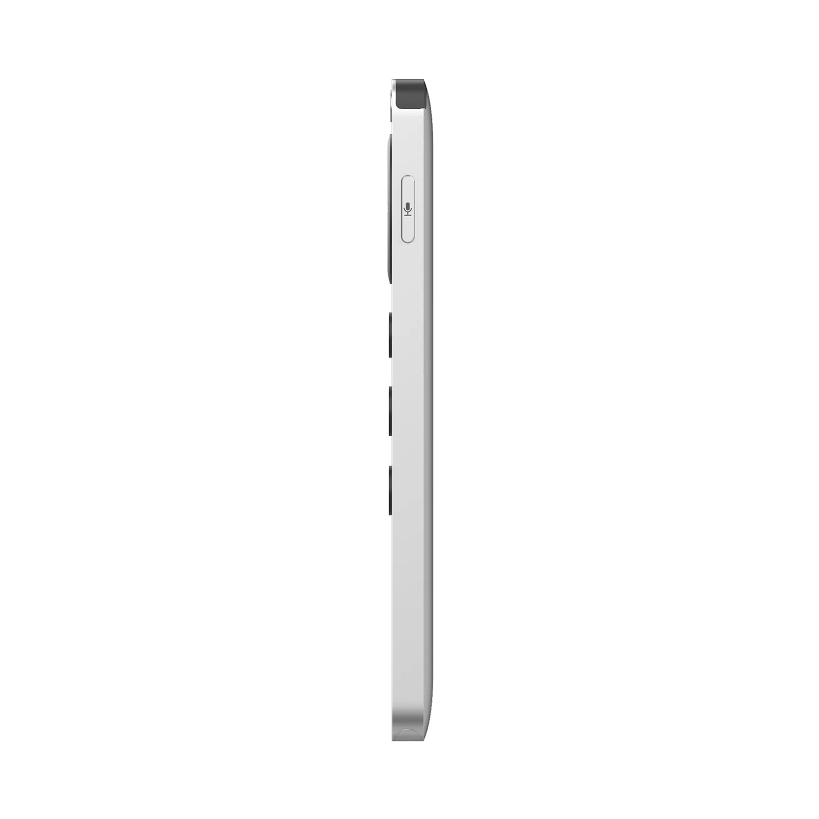 Profil ultrafin de la WiiM Voice Remote 2 en aluminium